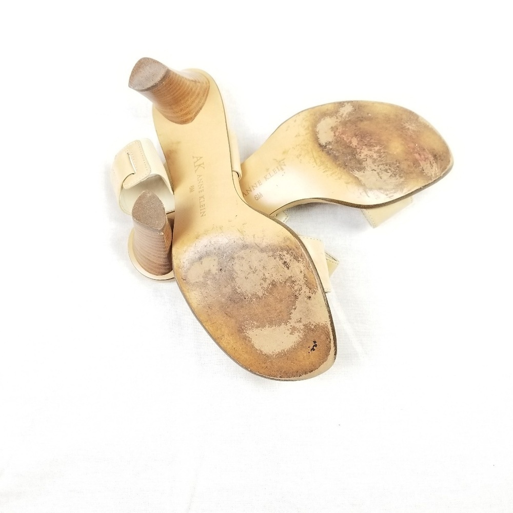 Anne Klein Double Leather Strap Heels Scandals - Picture 4 of 5